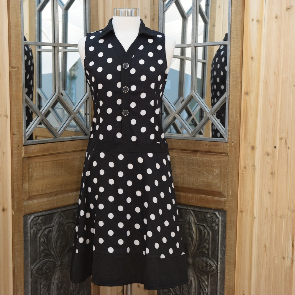 *2 for 15* Vintage Look 50's Style Polka Dot Dress